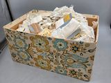 a box with a bunch of items inside of it