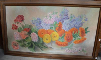 une image d'une peinture de fleurs dans un vase