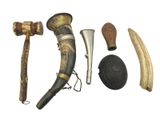 a lot of different items that are on a white surface