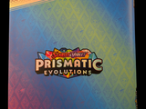 a box with a logo on it that says prismatic evolutions