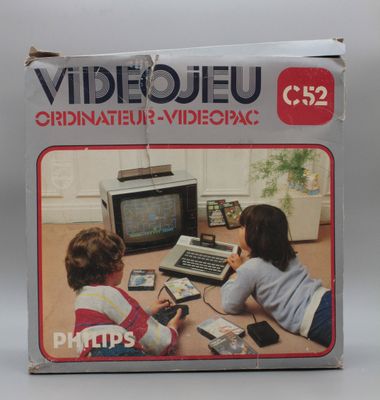 Ordinateur Philips Videopac C52 en boite, non testé,