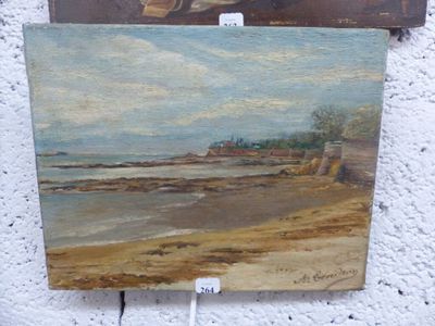 un tableau accroché au mur à côté d'un autre tableau