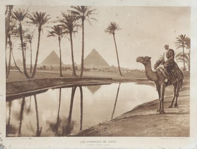 Ecole du Xxe siècle, Les Pyramides de Gizeh, reproduction - …