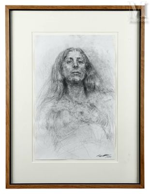 Kei MITSUUCHI (1948-2011) Portrait de femme, 1982