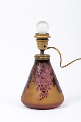 ÉTABLISSEMENTS GALLÉ. Pied de lampe en verre multicouches à … - Photo 1