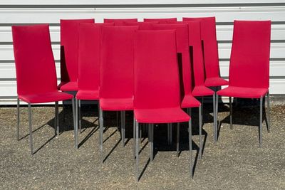 ZANOTTA (Italie) - Suite de douze chaises de salle à manger …
