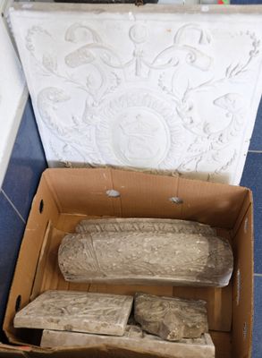 a cardboard box that has some kind of items in it
