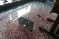 VAL SAINT LAMBERT - magnifique table basse avec plateau en c… (photo 3)