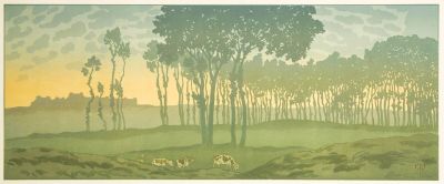 Henri Rivière (1864-1951) - L'aube. - Photo 1