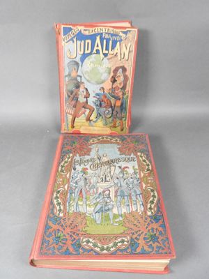 un vieux livre pour enfants sur lequel figure l'image d'un homme et d'une femme