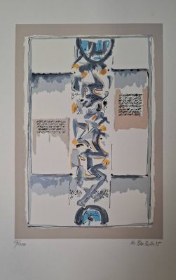 une image d'une image d'une peinture sur un mur