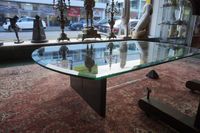 VAL SAINT LAMBERT - magnifique table basse avec plateau en c… (photo 4)