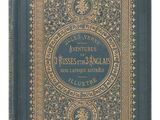 un livre bleu avec des lettres dorées sur la couverture