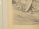 a picture of a drawing of a woman in a dress