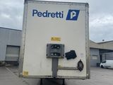 a delivery truck that is parked in a parking lot