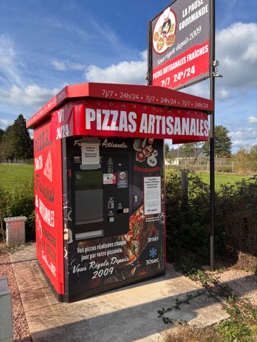 Distributeur automatique de pizzas, constructeur APITECH, marque ...