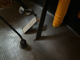 an image of a close up of the floor of a public transit bus