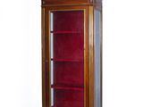 an image of a display cabinet with a glass door
