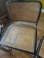 4 chaises cannées, Made in Italie, années 70 (photo 4)