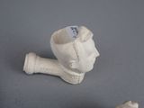 a small white object that looks like a human head