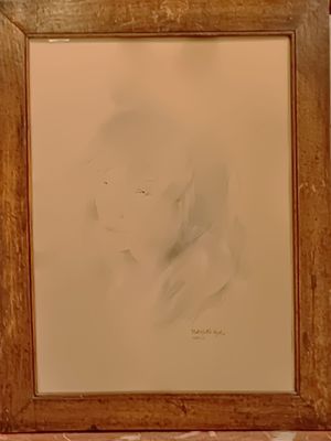 Estampes. « Portrait de femme ».
