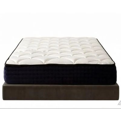 a close up of a mattress on a white surface