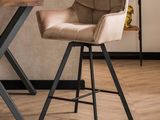 an image of a bar stool sitting on top of a wooden table