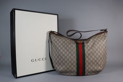 GUCCI « Ophidia ». Sac porté épaule ou bandoulière en toile …