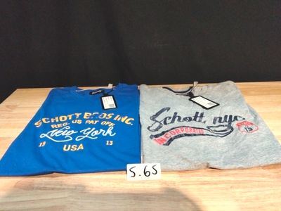 Lot de 2 T-shirts Schott Taille L