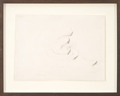 une photo d'un dessin représentant un chat, dans un cadre