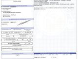 a close up of a document with a barcode on it
