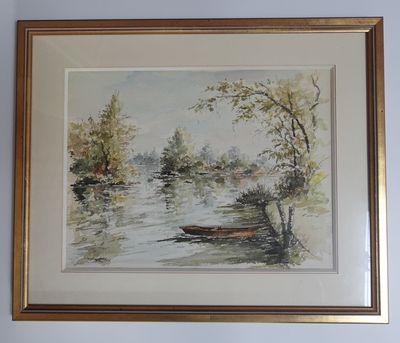 Claude PORTAIL (XXe siècle) Paysage