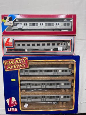 LIMA – Lot de 5 wagons INOX Metrasalse contenue en partie dans un coff - Photo 1