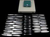 a lot of knives and knives that are in a box