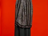 a black and white dress on a mannequin mannequin mannequin mannequin mannequin mannequin mannequin mannequin mann