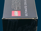 a box that has a lego star wars logo on it