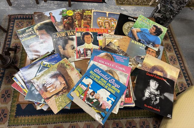 Lot de vinyles 33tours variété française, Joe Dassin, Daniel Bala