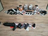 a lot of different items that are on the floor