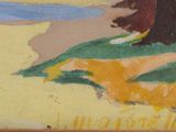 a picture of a painting on the wall of a house