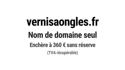 Nom de domaine vernisaongles.fr.