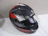 a helmet that is sitting on a table