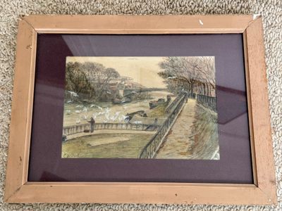 BETOUT Charles (1869 – 1945). Aquarelle et gouache