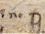a close up of a piece of paper with writing on it