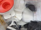 a lot of items that are in a plastic bag