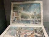 une image d'une peinture exposée dans une vitrine