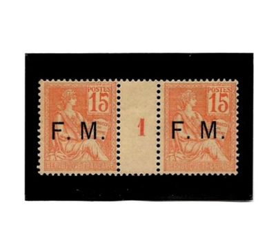 une paire de timbres-poste représentant une femme et un homme