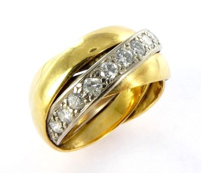 an image of a gold and diamond ring on a white background