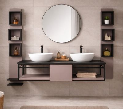 Ensemble meuble de salle de bain suspendu CENTIMETRO IOTTI b…