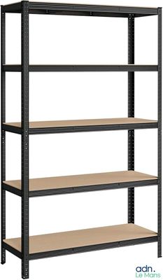 heavy duty shelving racking with four shelves