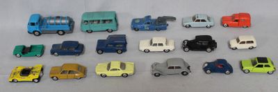 a lot of toy cars that are on a table